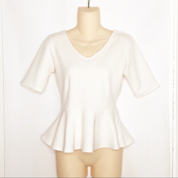 peplum top topshop